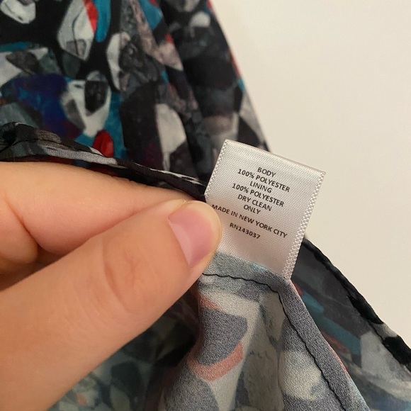 Hunter Bell Button Down Neck Tie Blouse - Picture 7 of 7